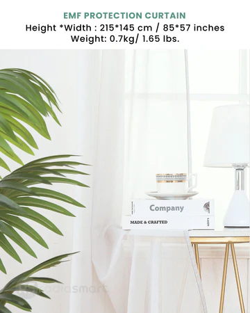 emf protection window curtain