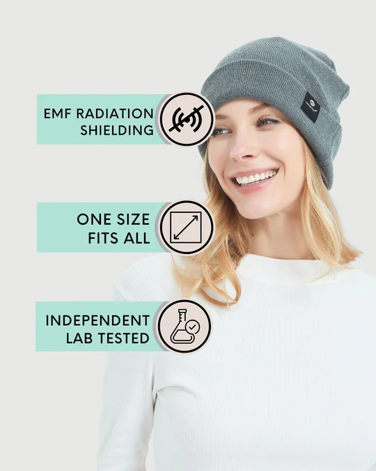 EMF Shielding Winter Beanie - Image 4