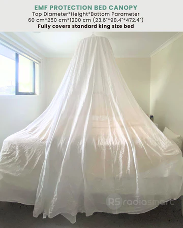 emf shielding bed canopy large