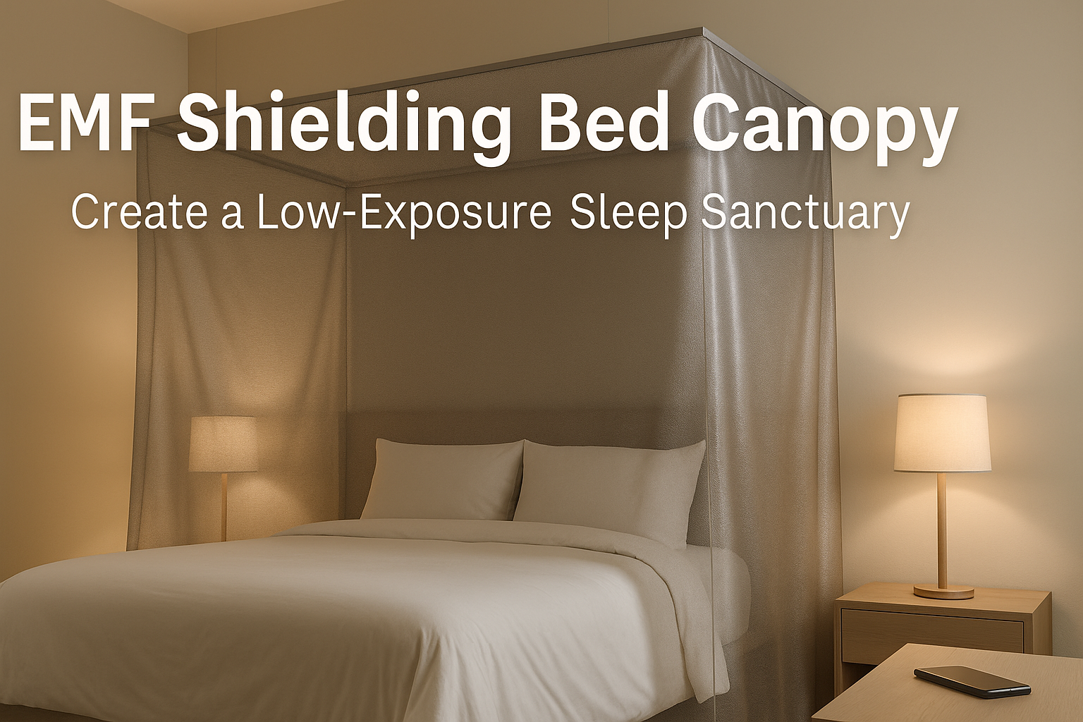 EMF Shielding Bed Canopy: Create a Radiation-Free Sleep Zone