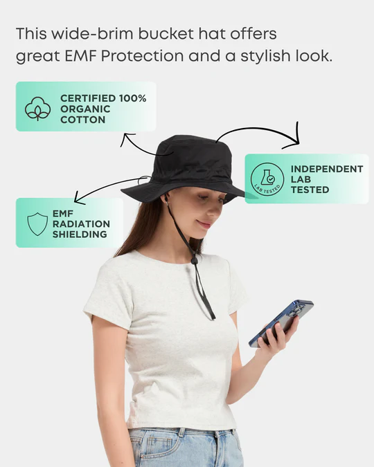 EMF Protection Bucket Hat - Image 8