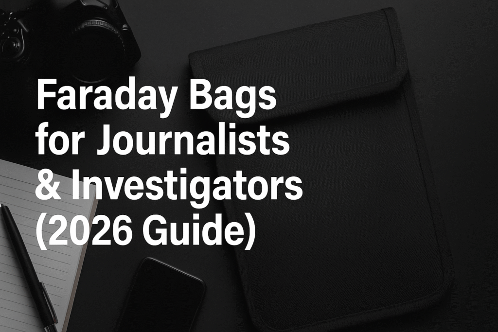 Faraday Bags for Journalists