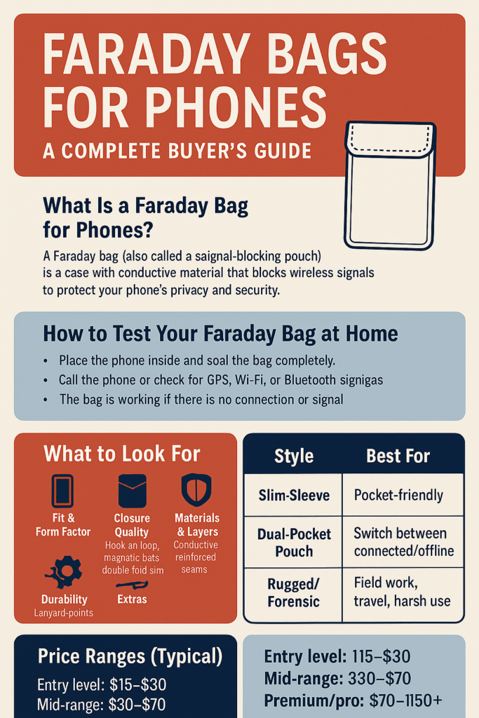 faraday bags for phones