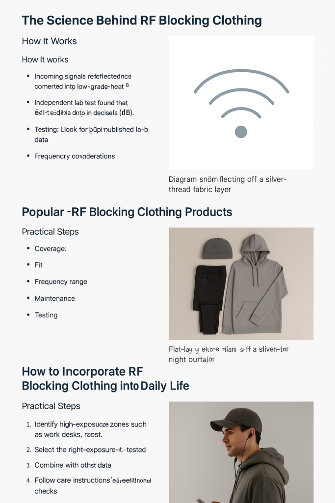 RF blocking clothing