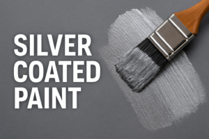 Silver coated paint