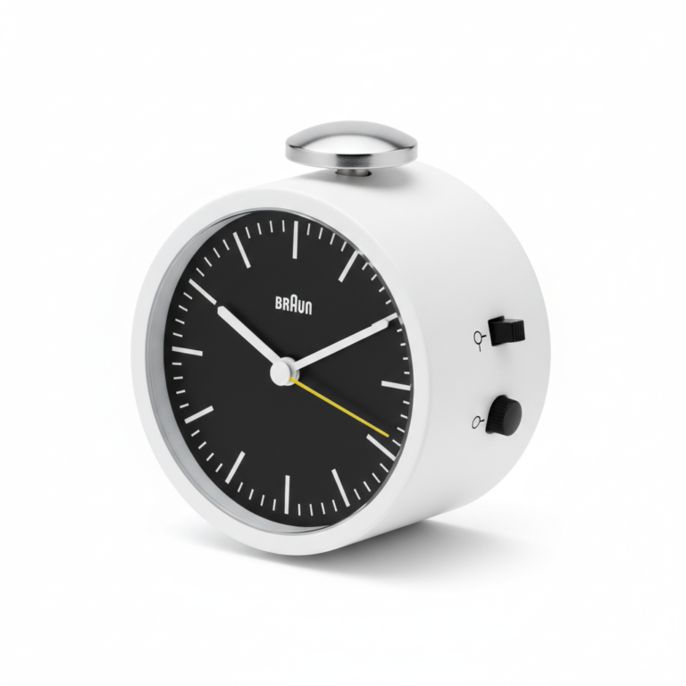 Braun Classic Analog Alarm Clock