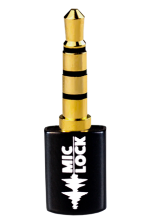 Mic-Lock 3.5mm Single Ended Microphone Blocker