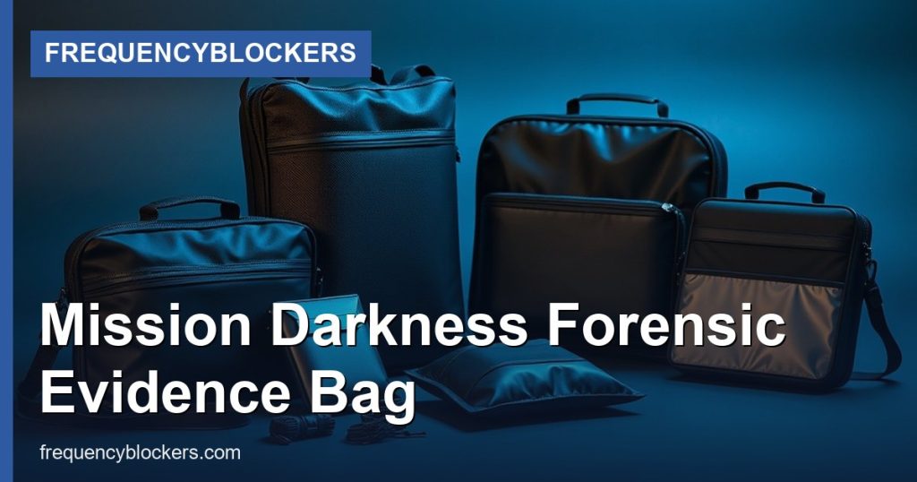 Mission Darkness Forensic Evidence Bag - FrequencyBlockers
