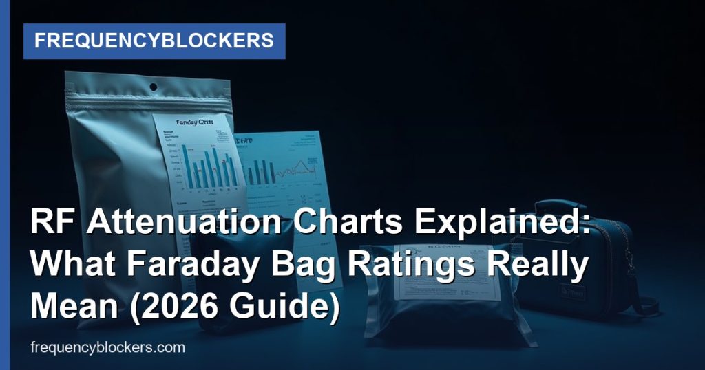 RF Attenuation Charts Explained: What Faraday Bag Ratings Really Mean (2026 Guide) - FrequencyBlockers