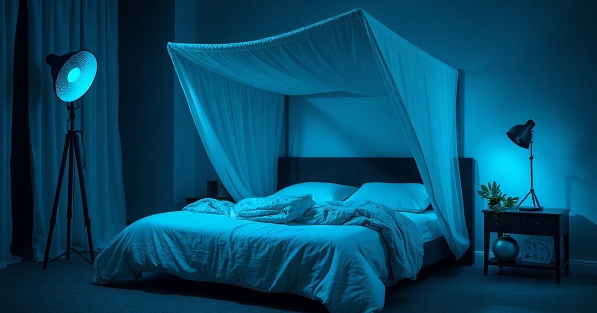 4. BlocSilver Four-Poster Canopy - FrequencyBlockers