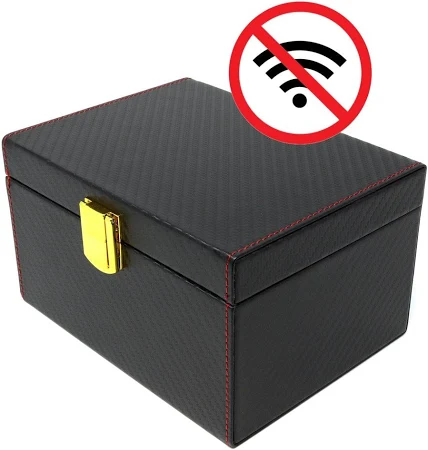 Signal Blocking Faraday Safe Box for Wireless Car Key Fobs
