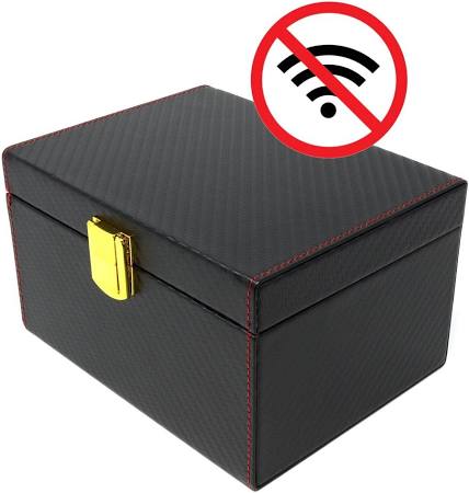 Signal Blocking Faraday Safe Box for Wireless Car Key Fobs