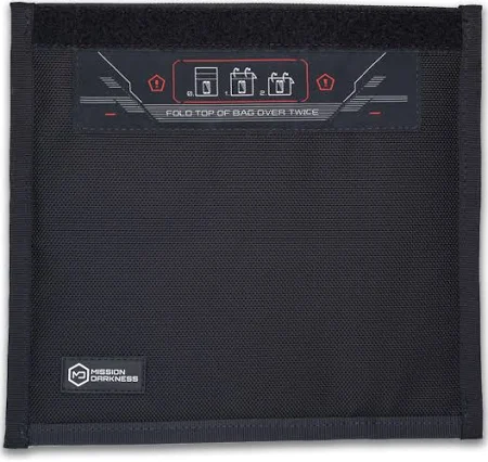 Mission Darkness Non‑Window Faraday Bag for Phones